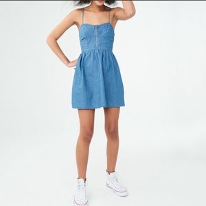 EUC Aeropostale Blue Denim Dress Size Large